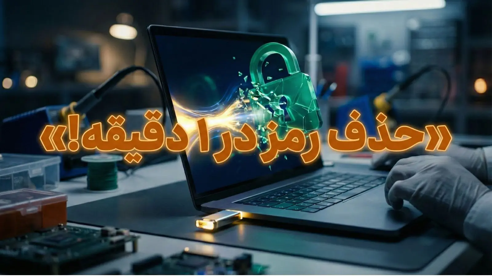 آموزش گام به گام حذف رمز عبور ویندوز ۱۰ و 11 و 7 بدون پاک شدن اطلاعات در رایمند شاپ