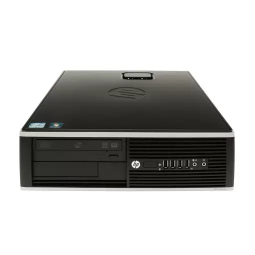 مینی کیس استوک HP Elite 8300 (نمای جلو) دارای ۴ پورت USB و درایو نوری - مناسب حسابداری و ترید
