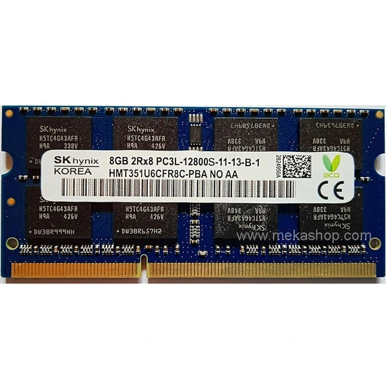 رم 8 گیگ DDR3L لپ تاپ باس 12800 کینگستون ولتاژ پایین