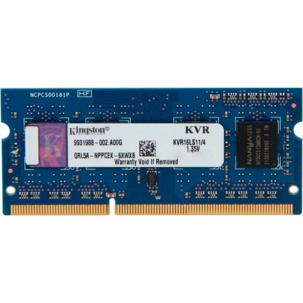 رم 4 گیگ DDR3L لپ‌تاپ باس 12800 ولتاژ پایین – سامسونگ و هاینکس