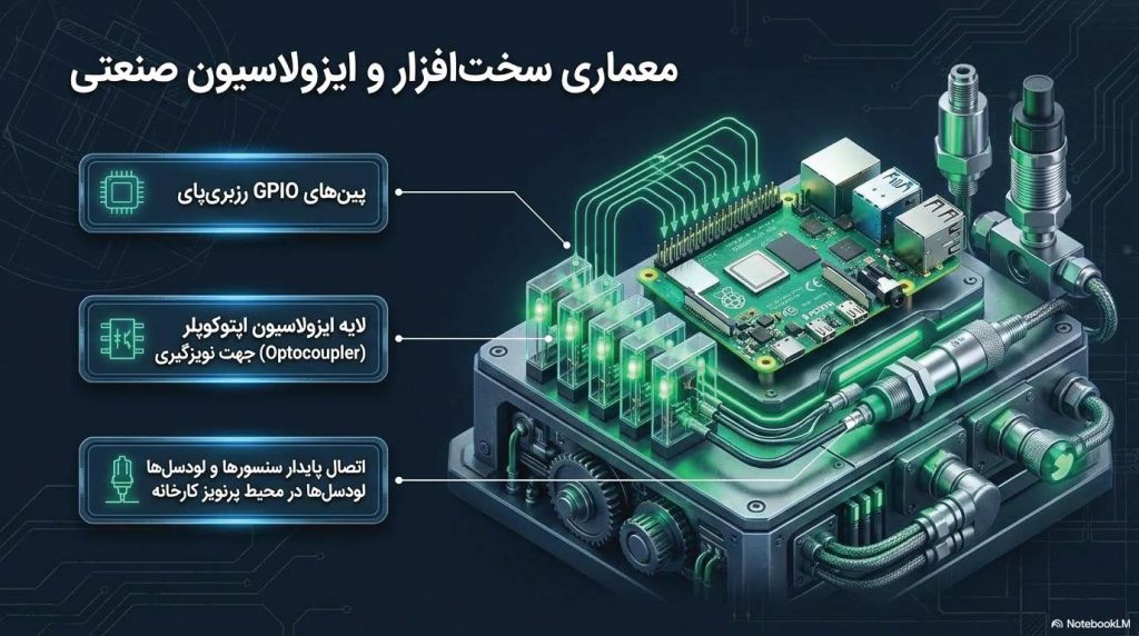 اجرای سیستم داده‌برداری و HMI صنعتی با رزبری پای 4