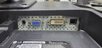پنل پشتی مانیتور Dell با پورت‌های VGA، DVI و USB